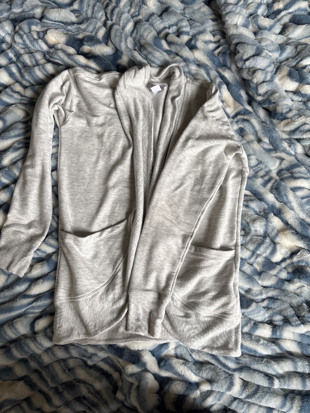 Athleta girls wrap cardigan size L (12)